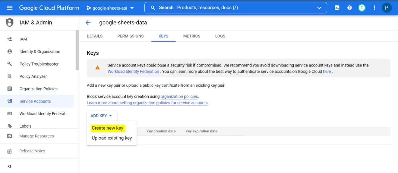 Integrating Google Sheets as REST API using googleapis Tech Prescient